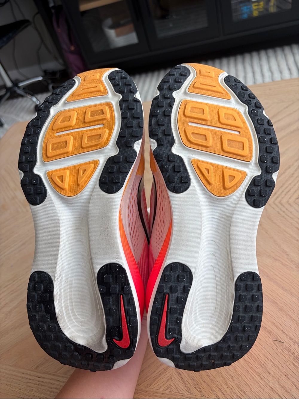 Nike Women's Vomero 18 - Pink, Orange, Black Accents - Picture 7 of 7